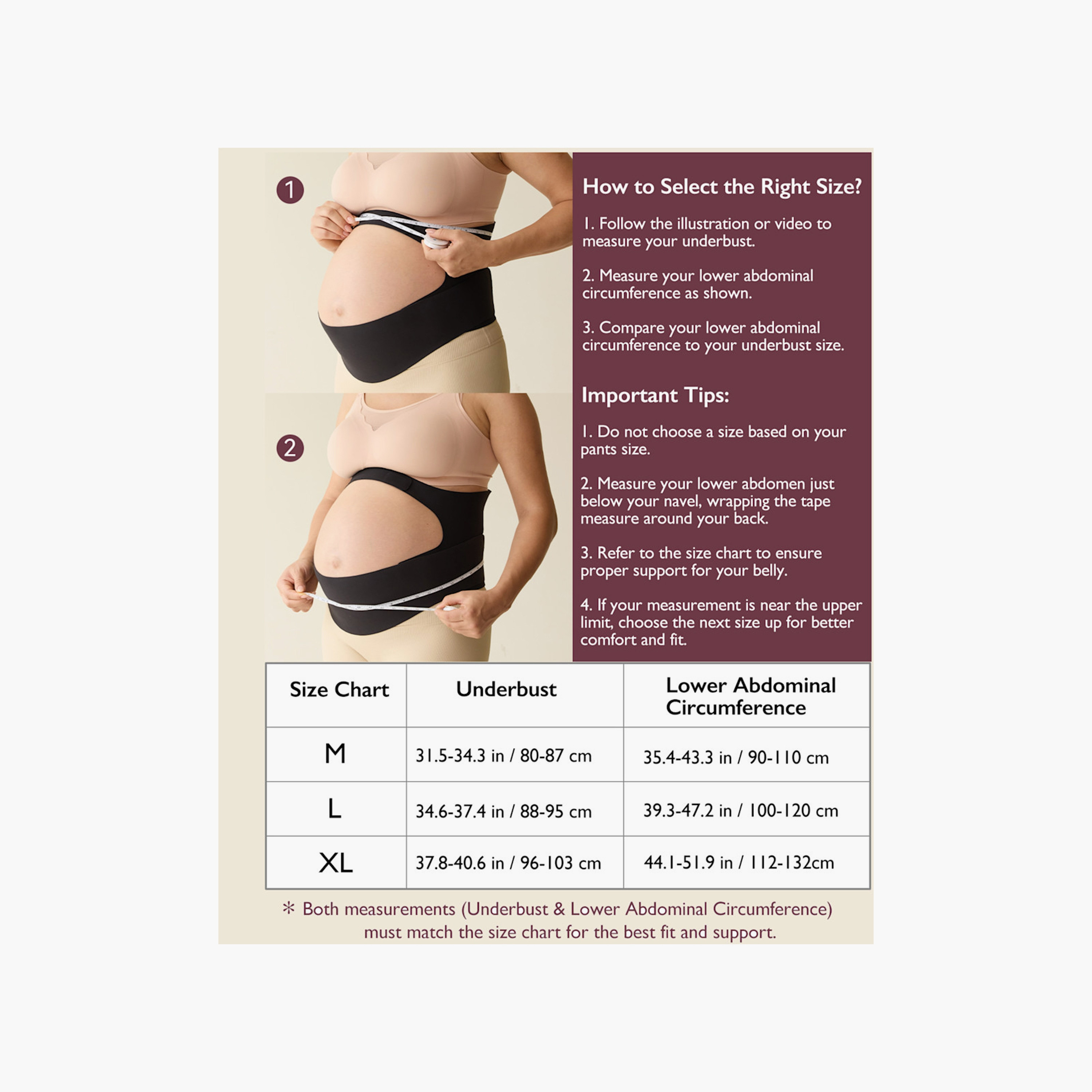 Momcozy Ergonest Maternity Belly Band - Beige - Medium-baby-maternalcare-maternitywear-image-8