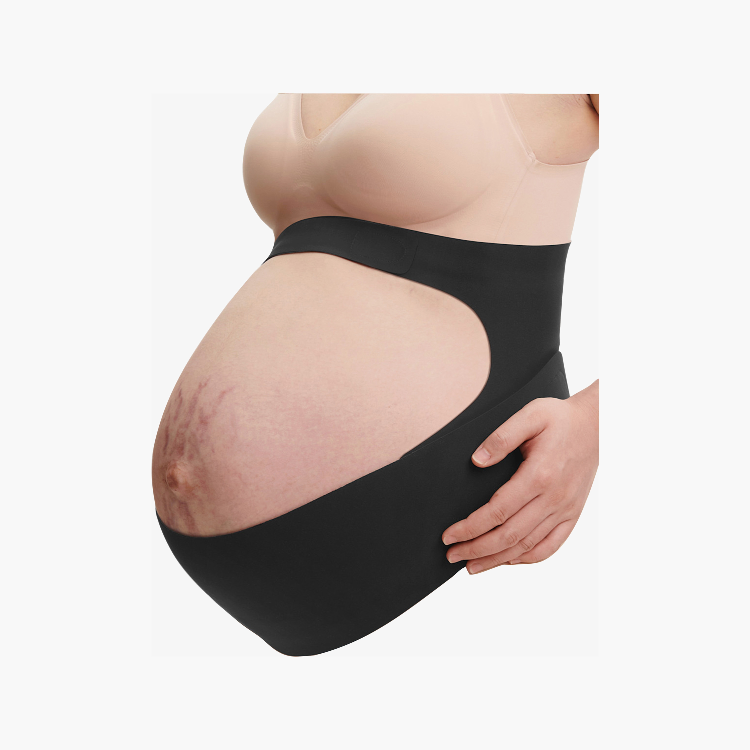 حزام بطن للحمل إرجونيست أسود كبير من مومكوزي-baby-maternalcare-maternitywear-image-7