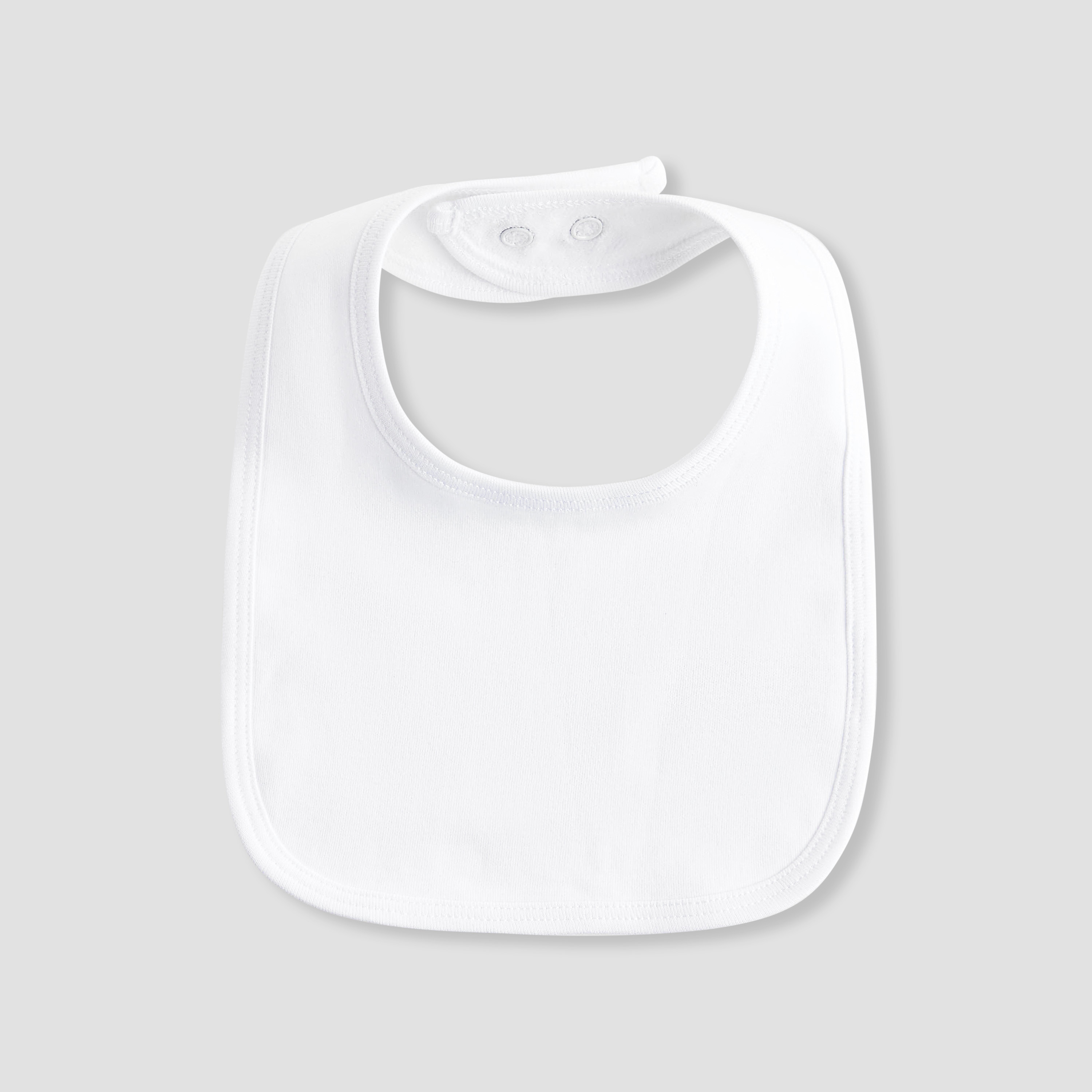 Juniors Baby Bib with Snap Button Closure - Cotton - Set of 5-baby-feeding-bibs-image-2
