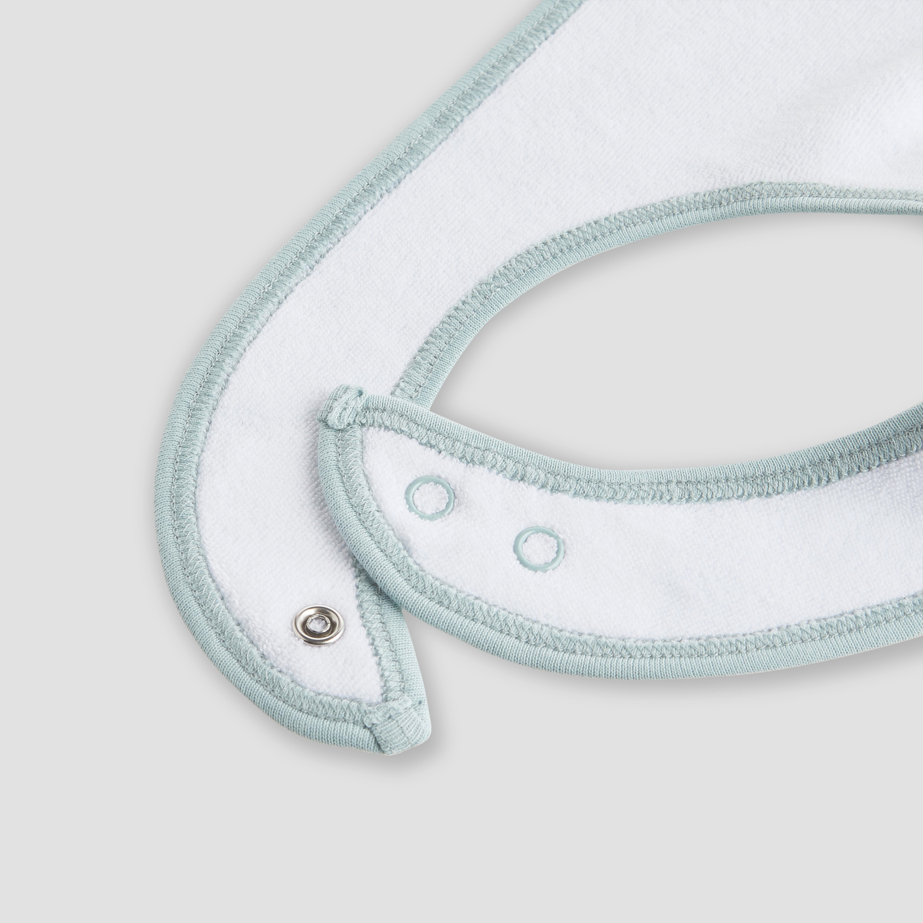 Juniors Bib with Snap Button Closure - Cotton - Set of 5-baby-feeding-bibs-image-8