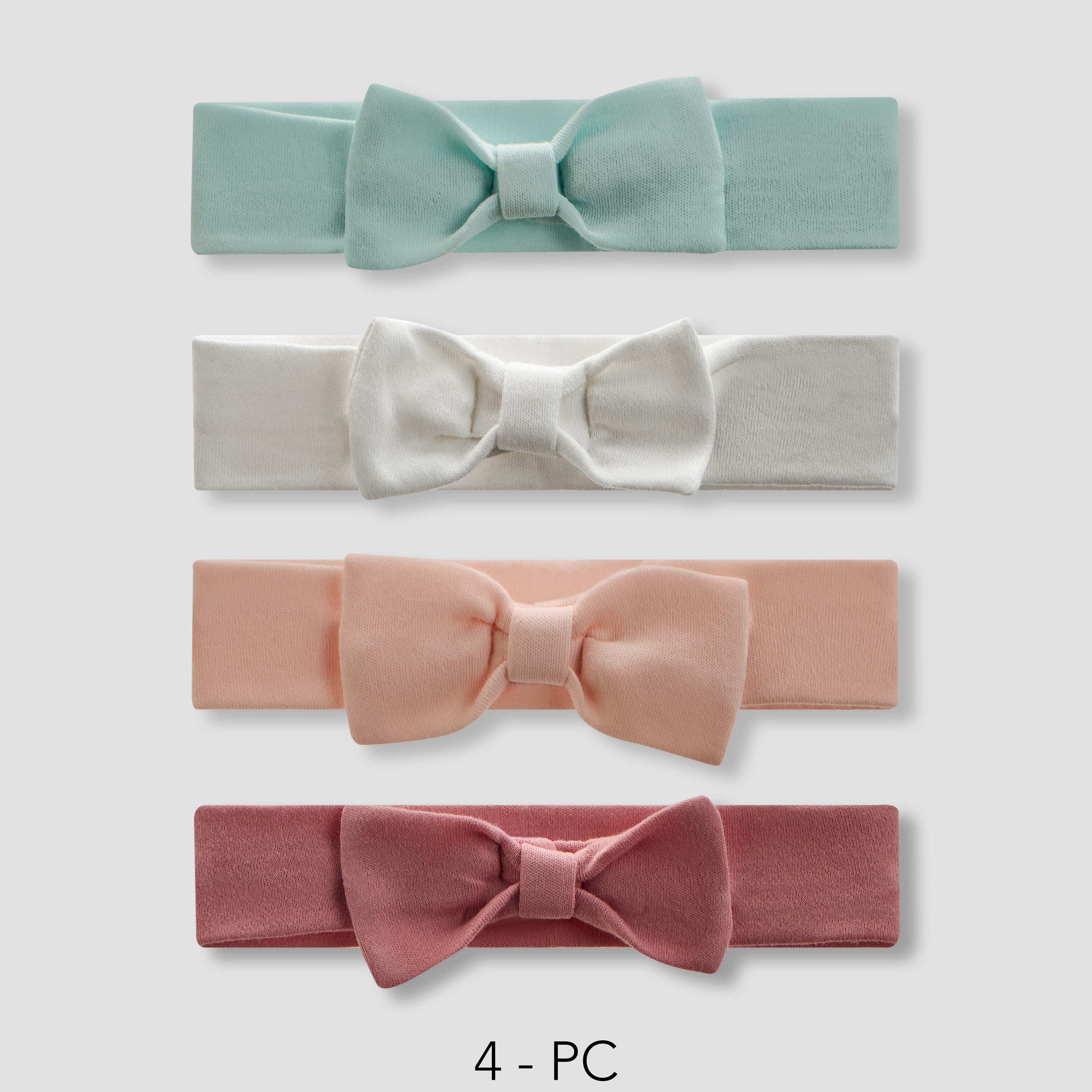 Juniors Bow Embellished Headband - Set of 4-baby-girls-accessories-hairaccessories-image-1