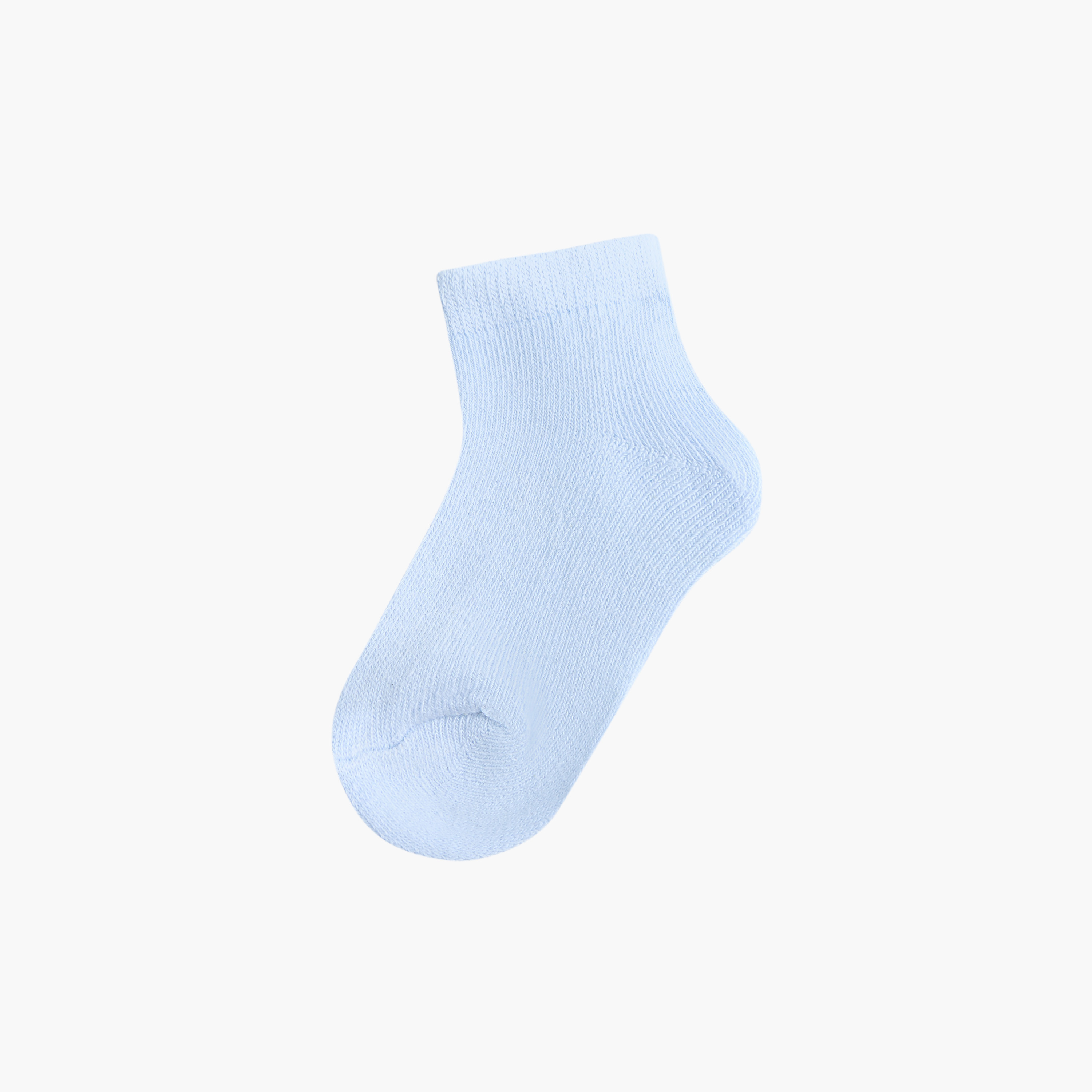 Juniors Solid Ankle Length Socks - Set of 6-baby-boys-accessories-socks-image-2