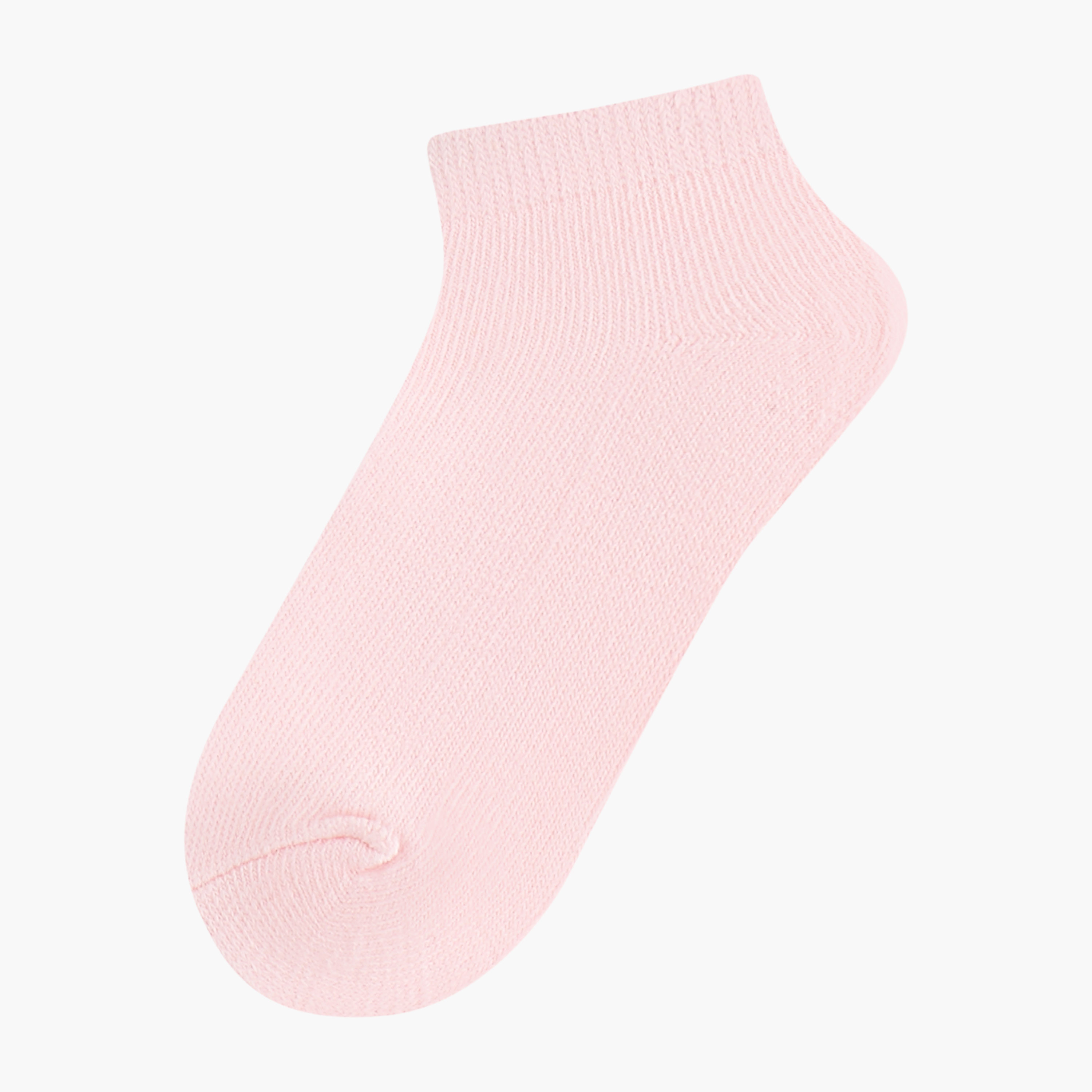 Juniors Solid Ankle Length Socks - Set of 6-baby-girls-accessories-socks-image-2