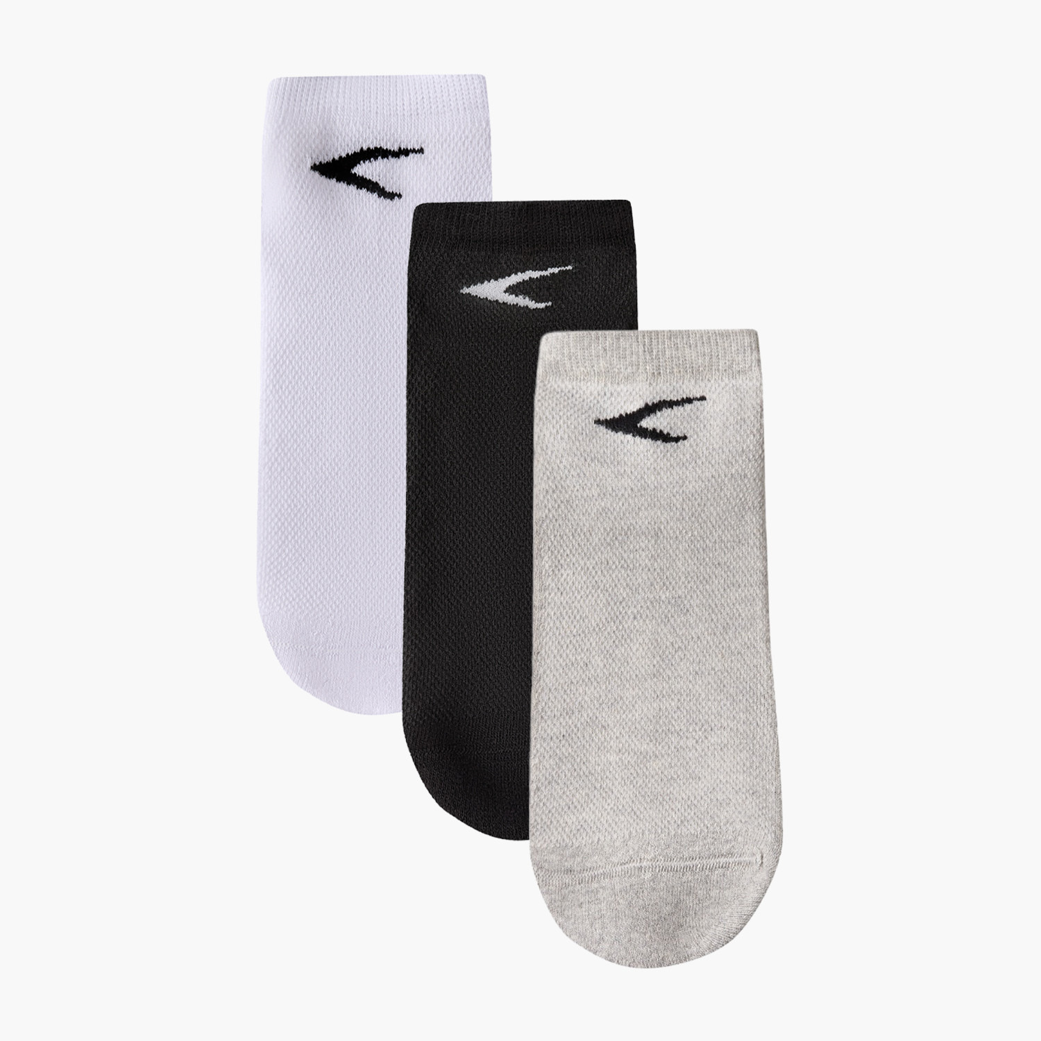 طقم جوارب قطنية بطول الكاحل من داش - 3 أزواج-men-socks-image-1