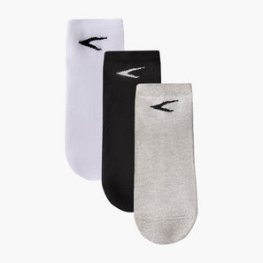 طقم جوارب قطنية بطول الكاحل من داش - 3 أزواج-men-socks-image-1