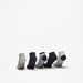 Lee Cooper Textured Ankle Length Socks - Set of 5-Men%27s Socks-thumbnailMobile-2