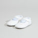 Juniors Floral Applique Detail Baby Shoes-Booties-thumbnail-1