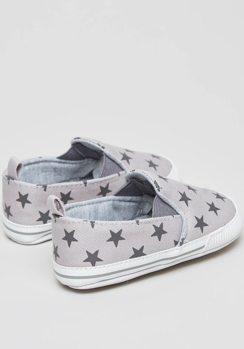 Juniors Star Print Booties with Pull Tab-Booties-image-3