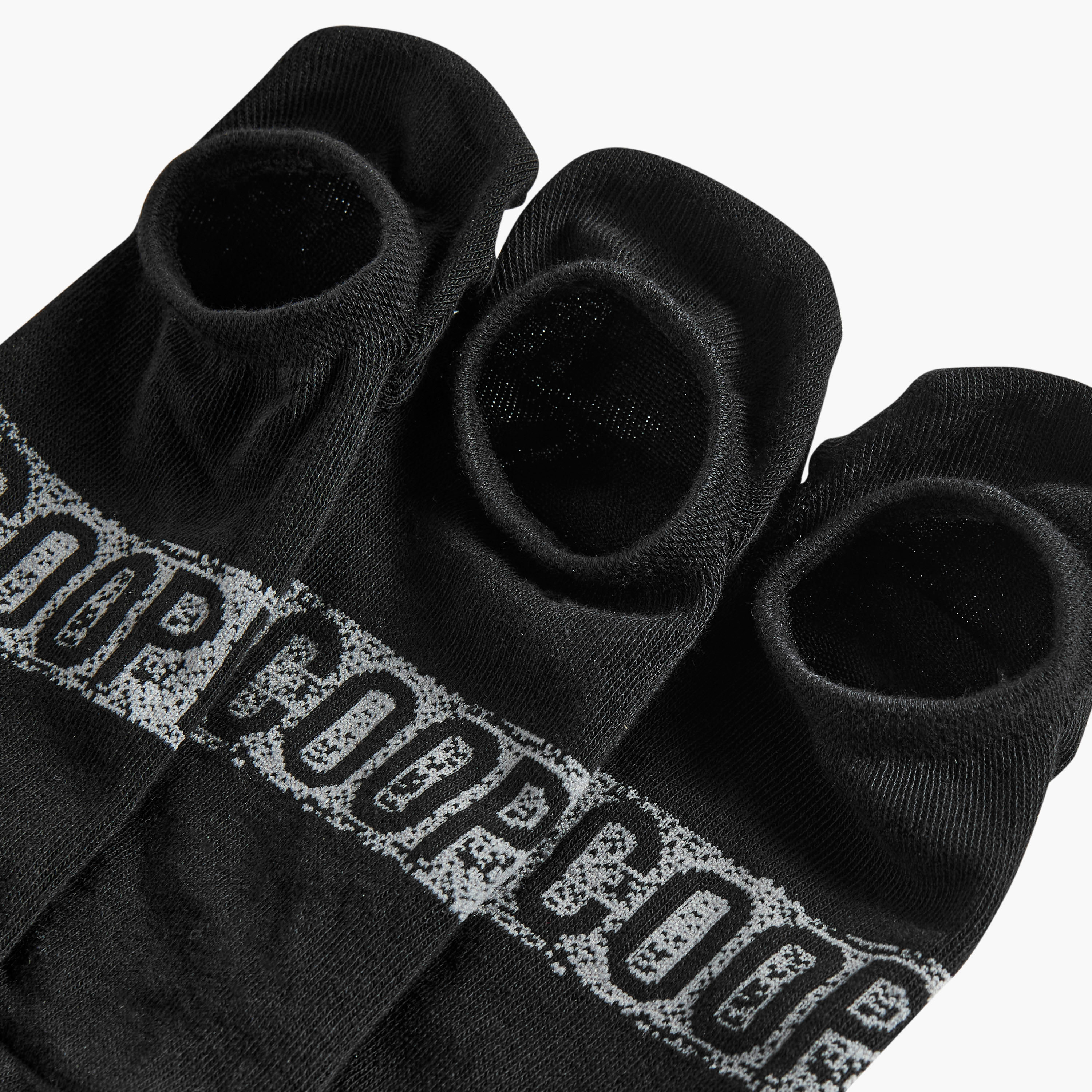 Lee Cooper Men Printed No Show Sneaker Socks - Set of 3-men-socks-image-4