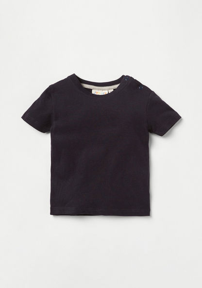Juniors Crew Neck T-shirt - Set of 2-T Shirts-image-3