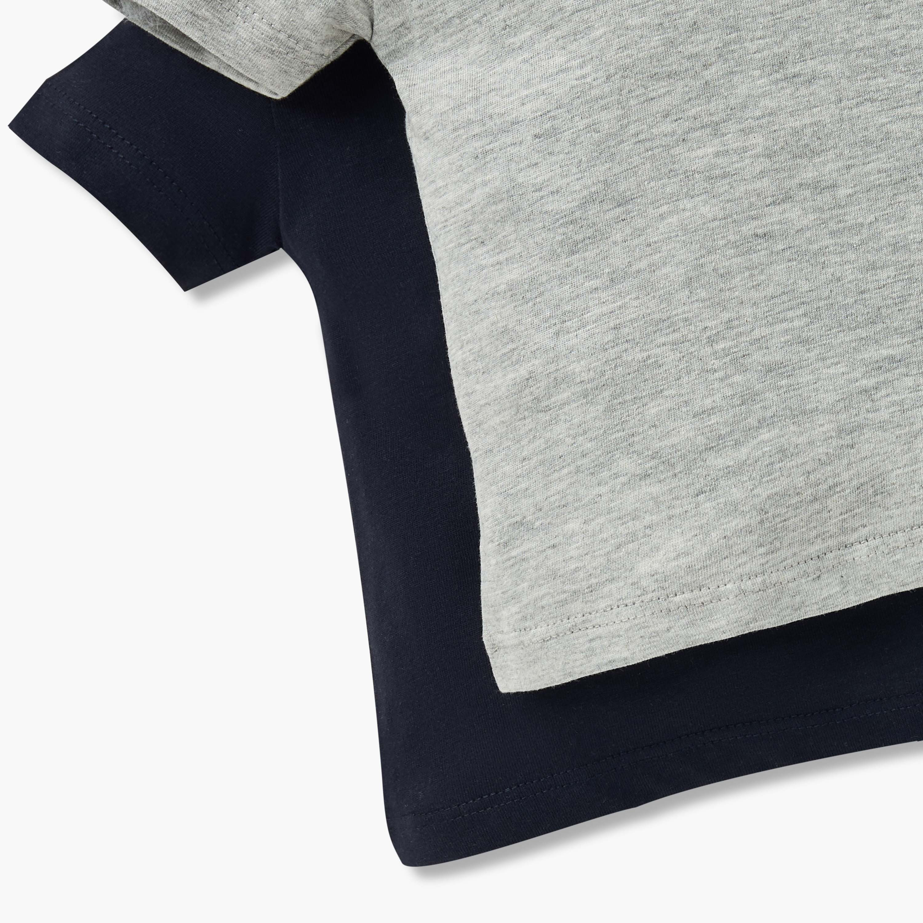 Juniors Crew Neck T-Shirt - Set of 2-baby-boys-clothing-multipacks-image-5