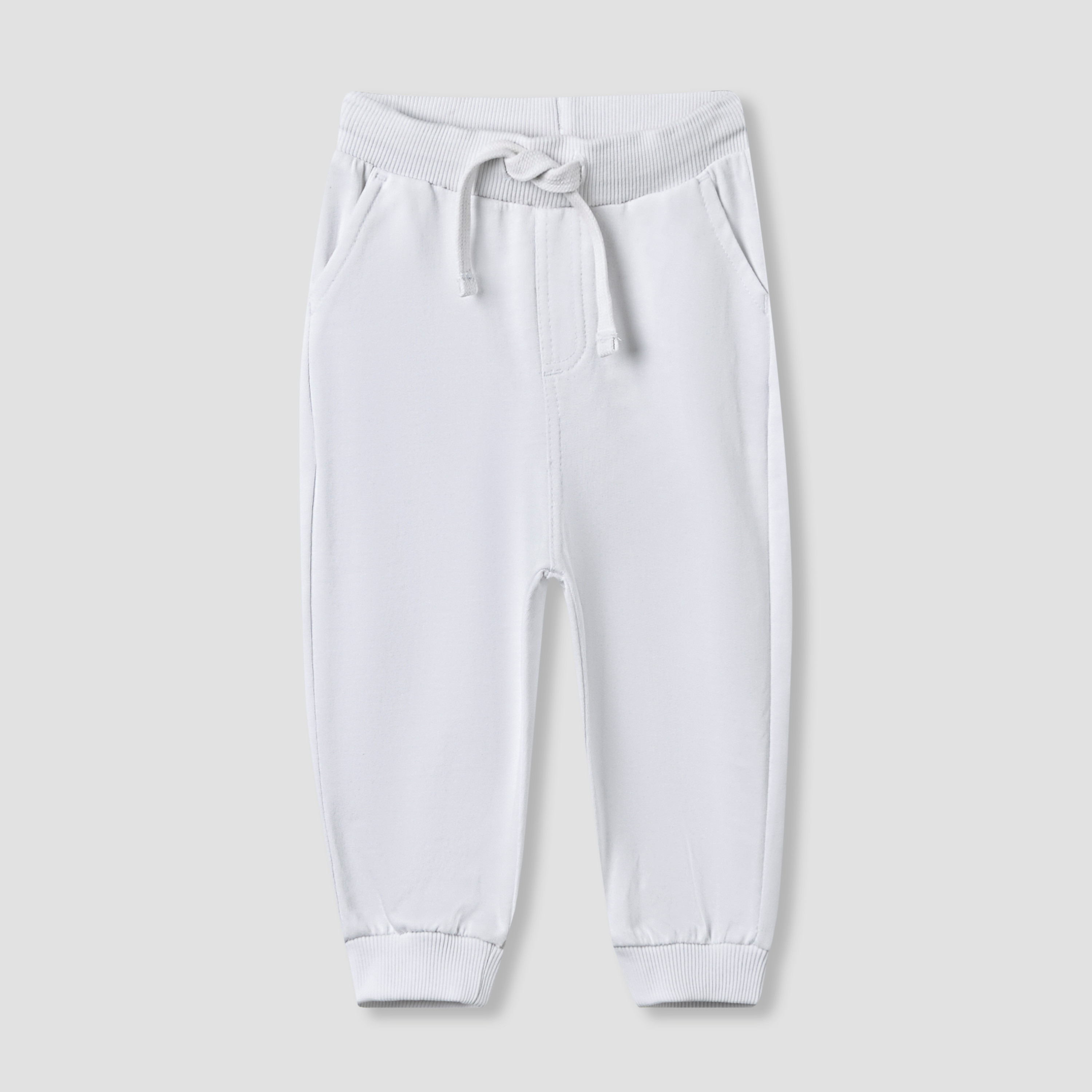 Juniors Solid Joggers with Drawstring Closure - Set of 2-baby-boys-clothing-bottoms-joggersandtrackpants-image-3