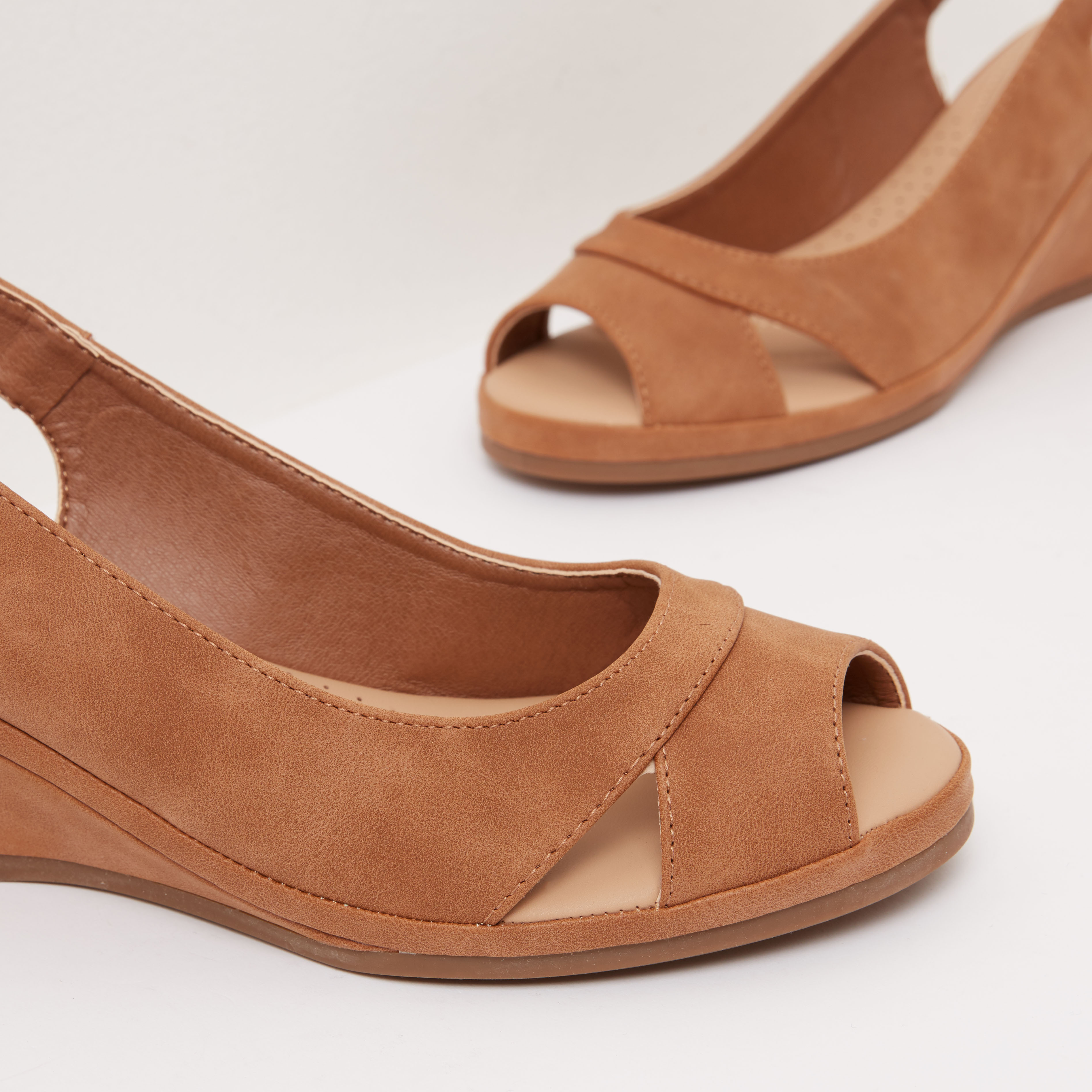 Slingback Wedge Heel Peep Toe Sandals-women-shoes-heels-image-4