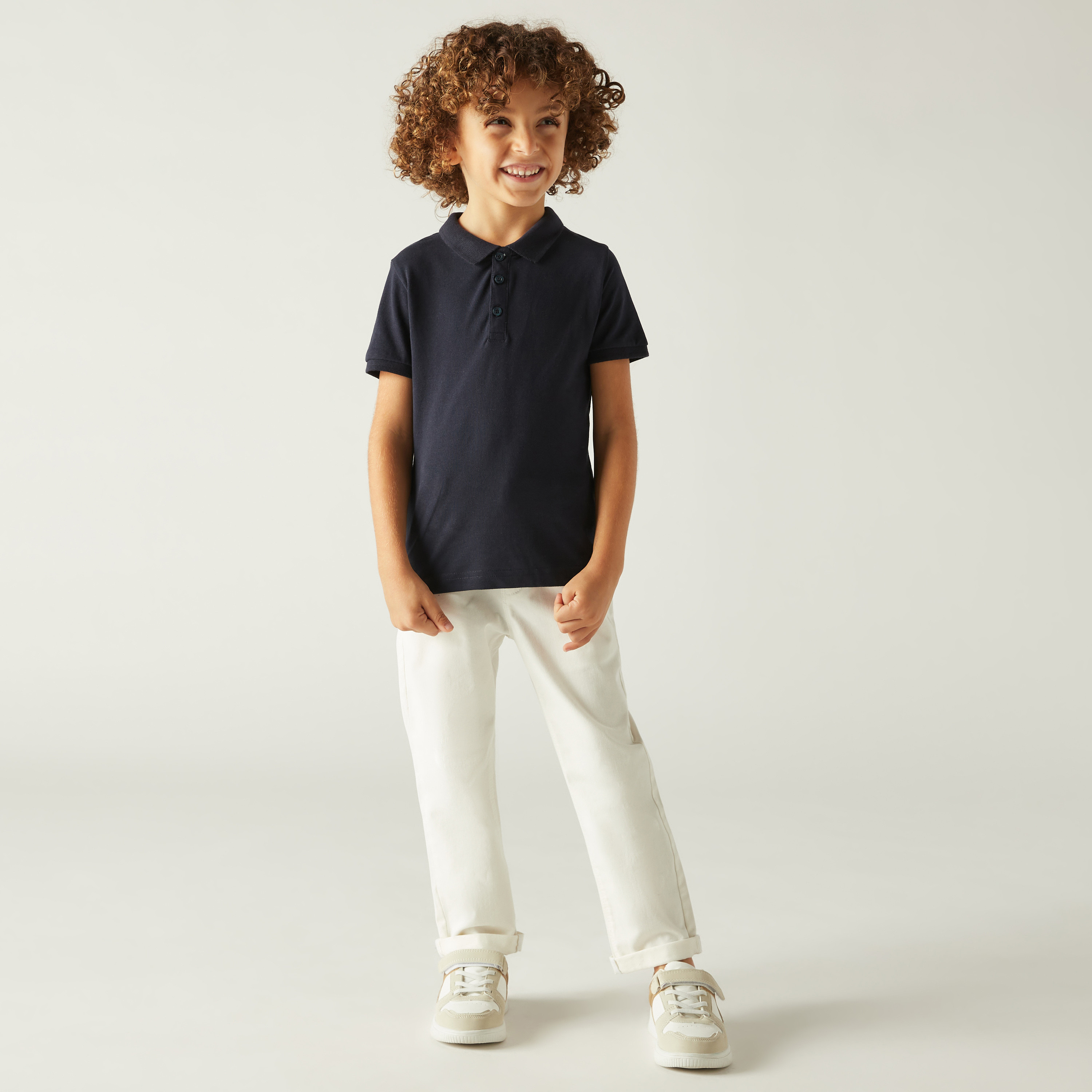 تيشيرت بياقة بولو وأكمام قصيرة من جونيورز-boys-clothing-tshirtsandpolos-image-2