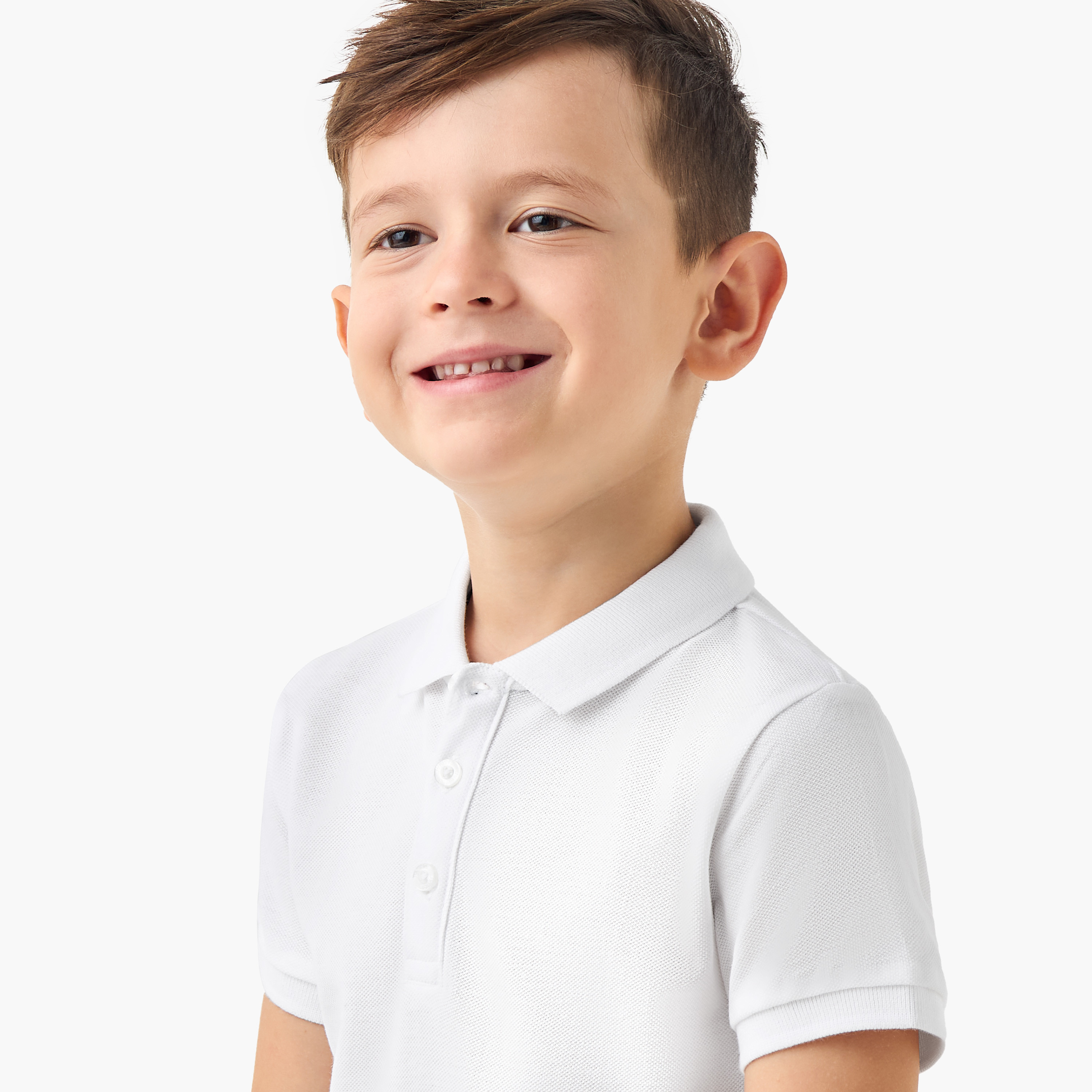 تيشيرت بولو سادة بأكمام قصيرة من جونيورز-boys-clothing-tshirtsandpolos-image-2