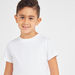Juniors Solid T-shirt with Round Neck and Short Sleeves - Set of 2-T Shirts-thumbnail-3