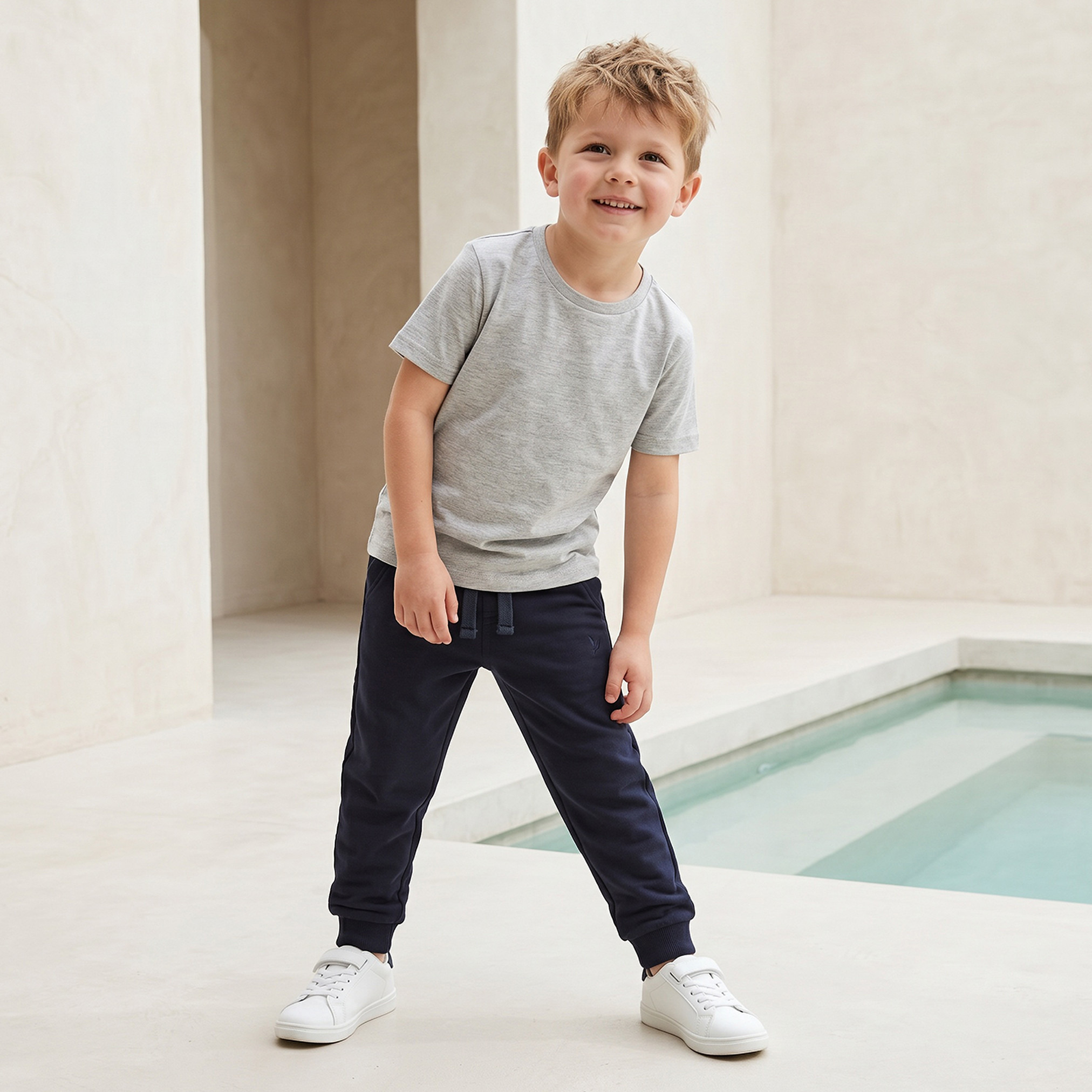 Juniors Boys' Joggers with Pockets - Cotton - Drawstring Waist-boys-clothing-bottoms-joggersandtrackpants-image-5