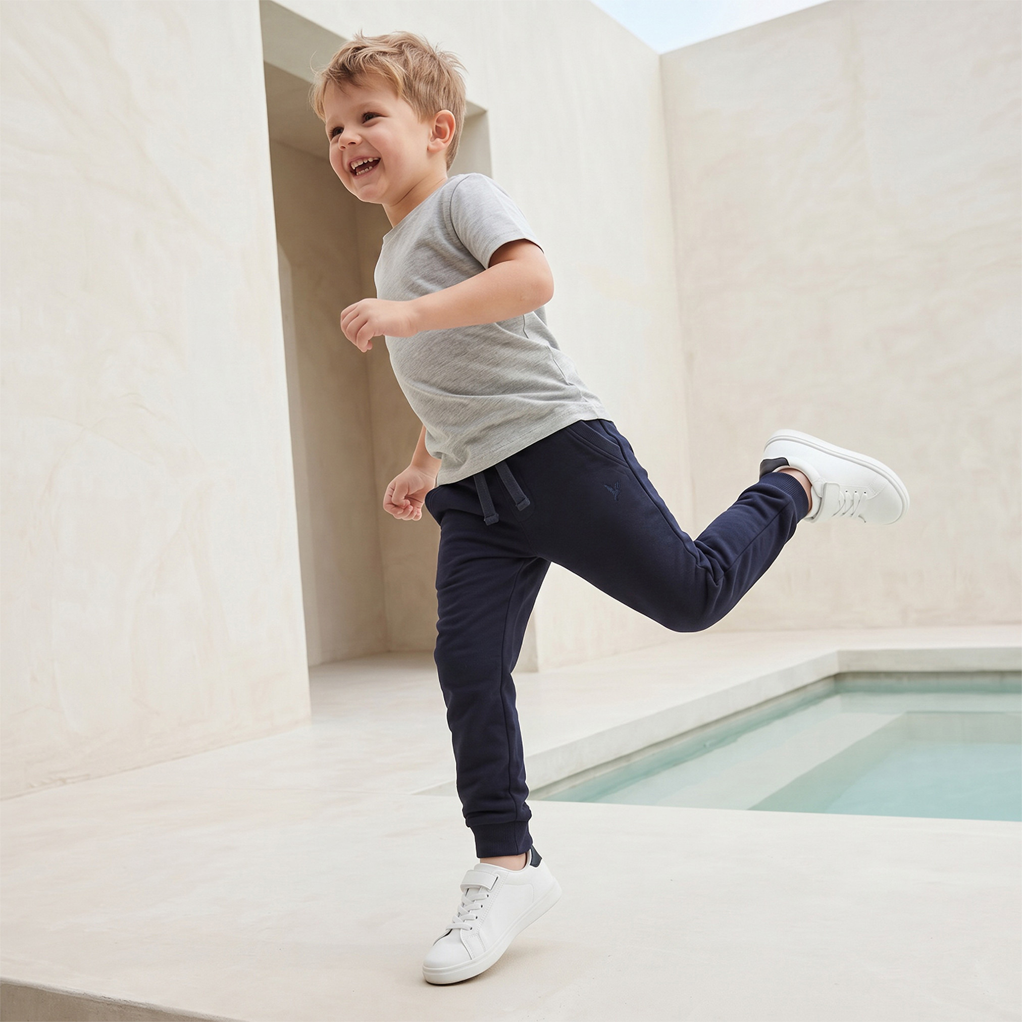 Juniors Boys' Joggers with Pockets - Cotton - Drawstring Waist-boys-clothing-bottoms-joggersandtrackpants-image-6