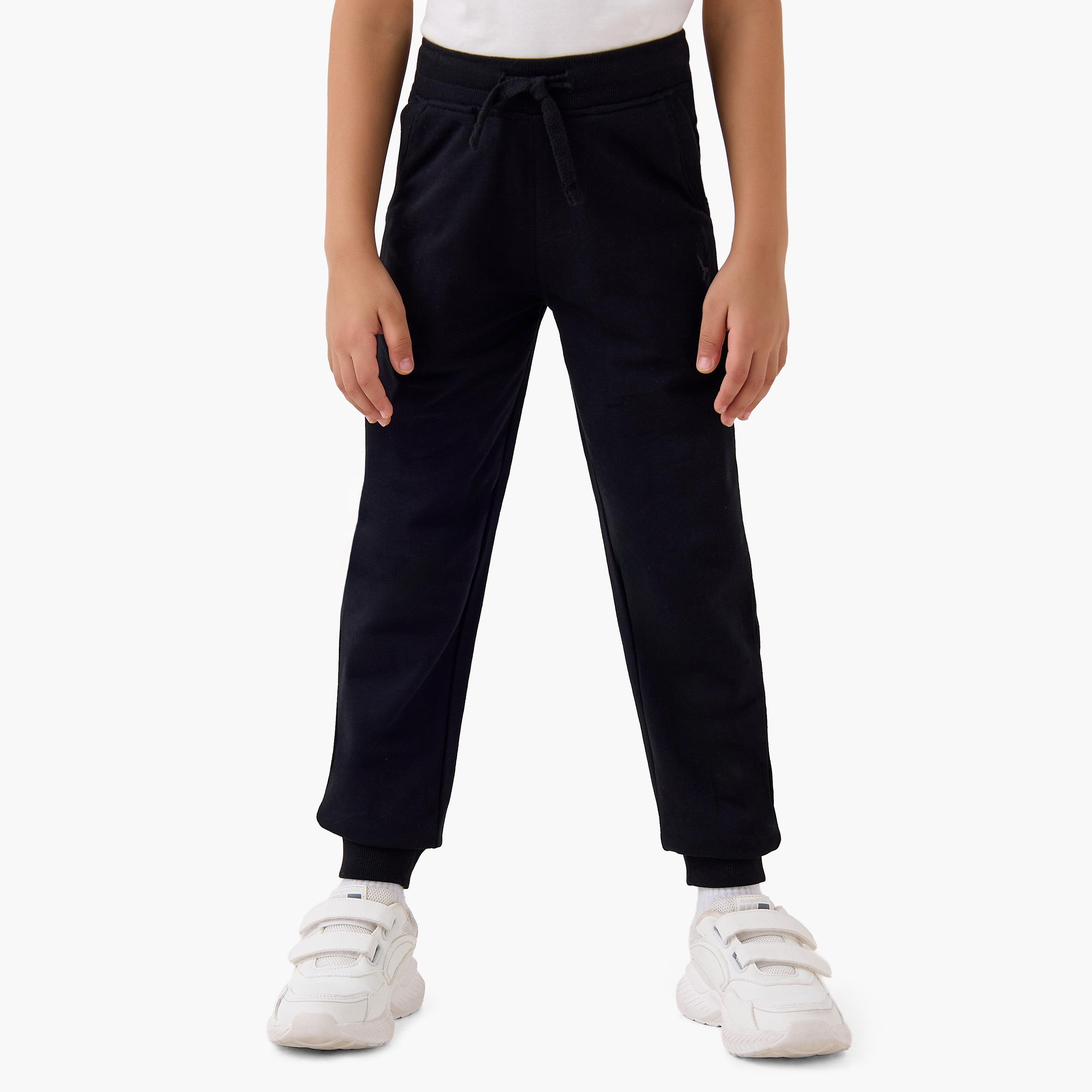بنطلون رياضي برباط إغلاق وطبعات من جونيورز-boys-clothing-bottoms-joggersandtrackpants-image-1