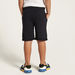 Juniors Solid Shorts with Pocket Detail and Elasticised Waistband-Shorts-thumbnailMobile-3