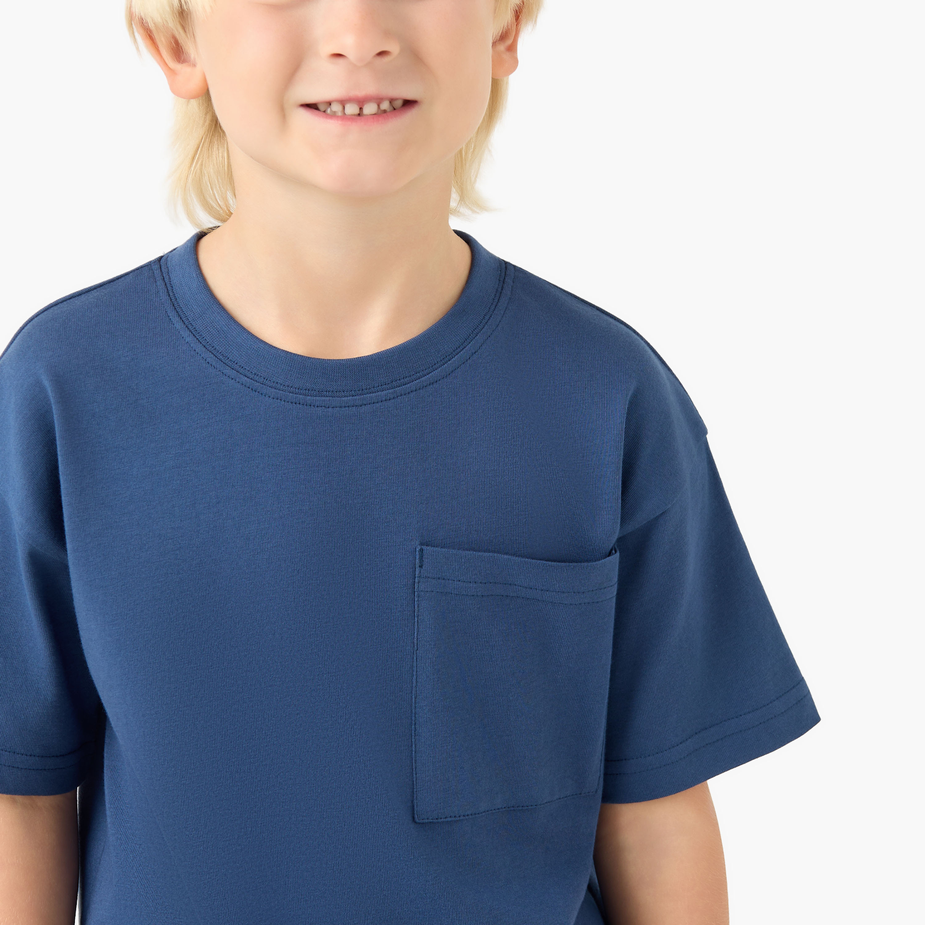 Juniors Bermuda Shorts with Elasticised Waistband -baby-boys-clothing-bottoms-shorts-image-4