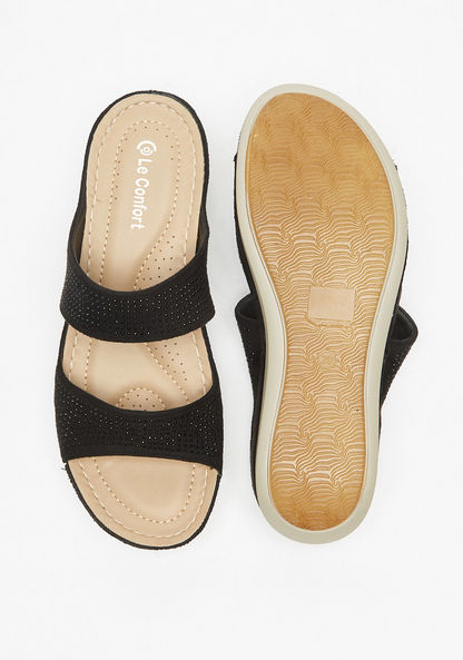 Le Confort Embellished Slip-On Sandals-Women%27s Flat Sandals-image-6