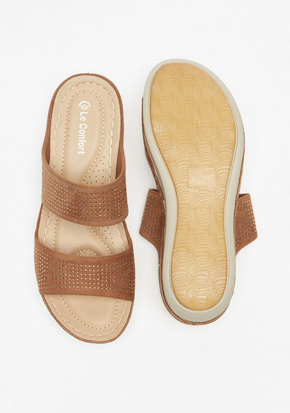Le Confort Embellished Slip-On Sandals-Women%27s Flat Sandals-image-6