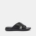 Le Confort Cross Strap Slip-On Sandals with Cutwork Detail-Women%27s Flat Sandals-thumbnailMobile-0