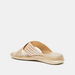 Le Confort Cross Strap Slip-On Sandals with Cutwork Detail-Women%27s Flat Sandals-thumbnailMobile-2
