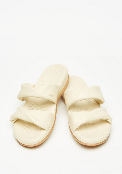 Le Confort Twisted Slip-On Slide Sandals-Women%27s Flat Sandals-image-1