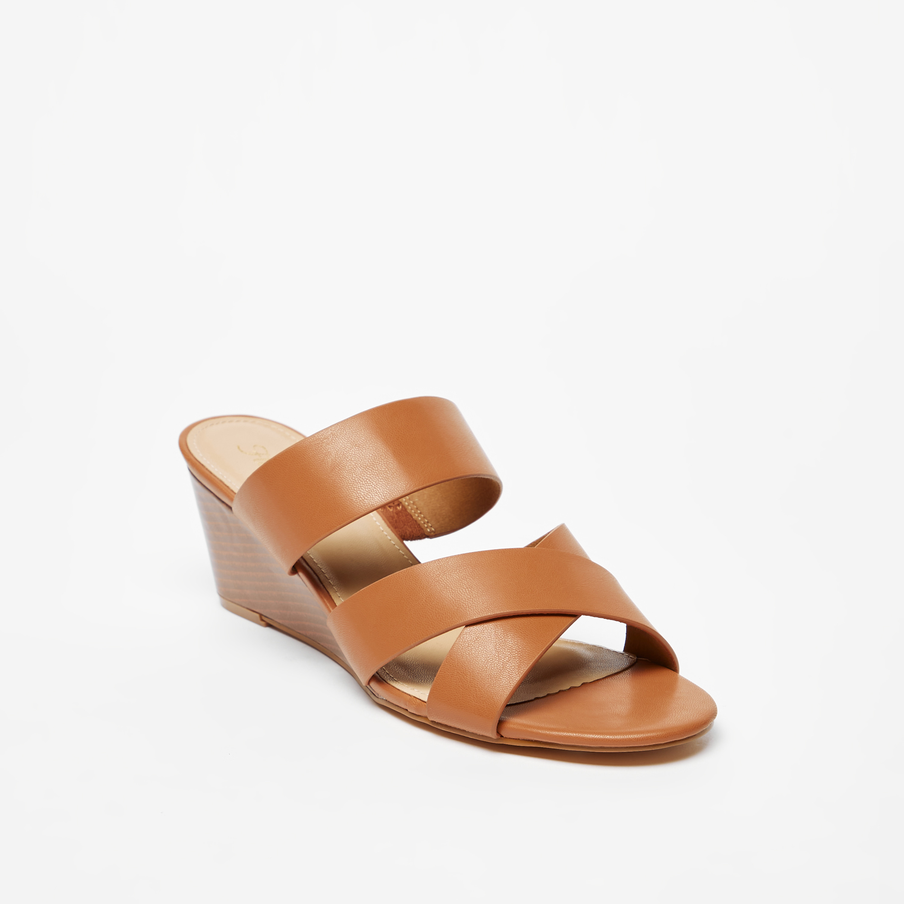 Open toe 2025 wedge heel sandals