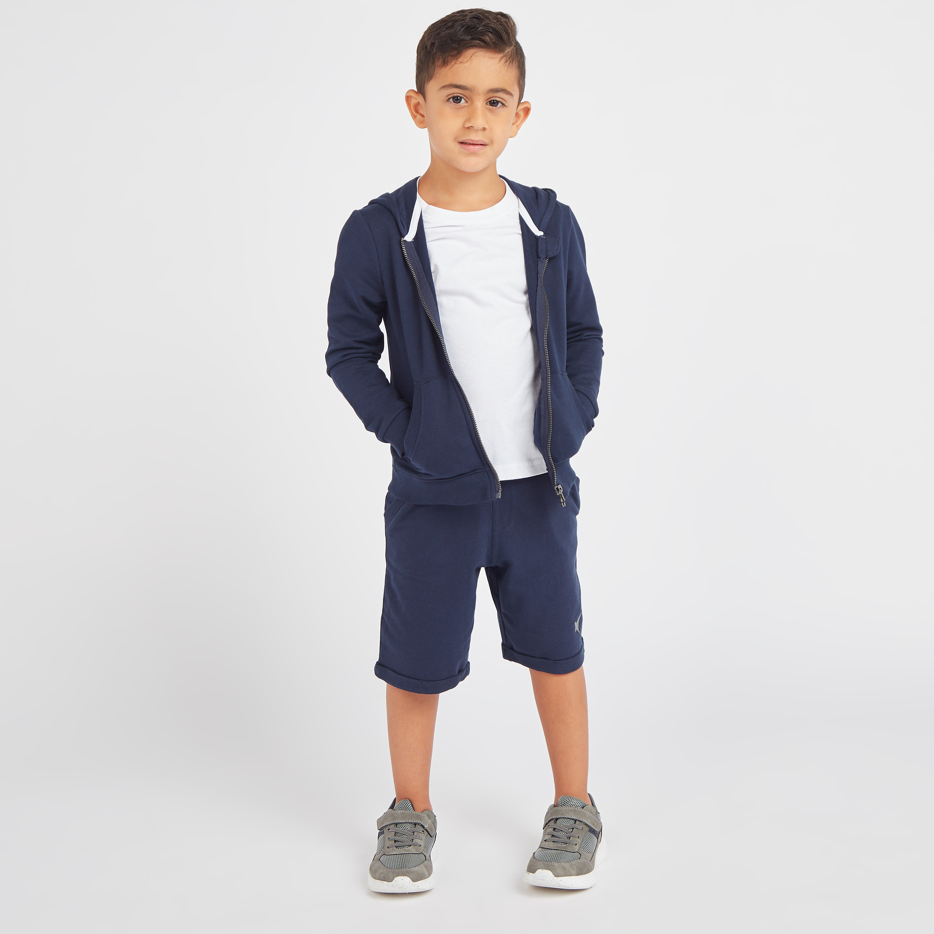 جاكيت سادة بأكمام طويلة وقبعة من جونيورز-boys-clothing-jacketsandcoats-image-2