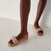 Haadana Braided Slide Sandals-Women%27s Flat Sandals-thumbnailMobile-0