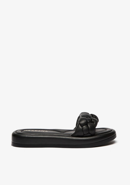 Haadana Braided Slide Sandals-Women%27s Flat Sandals-image-1