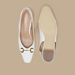 Celeste Women's Solid Slingback Pumps with Block Heels and Metallic Accent-Women%27s Heel Shoes-thumbnail-4