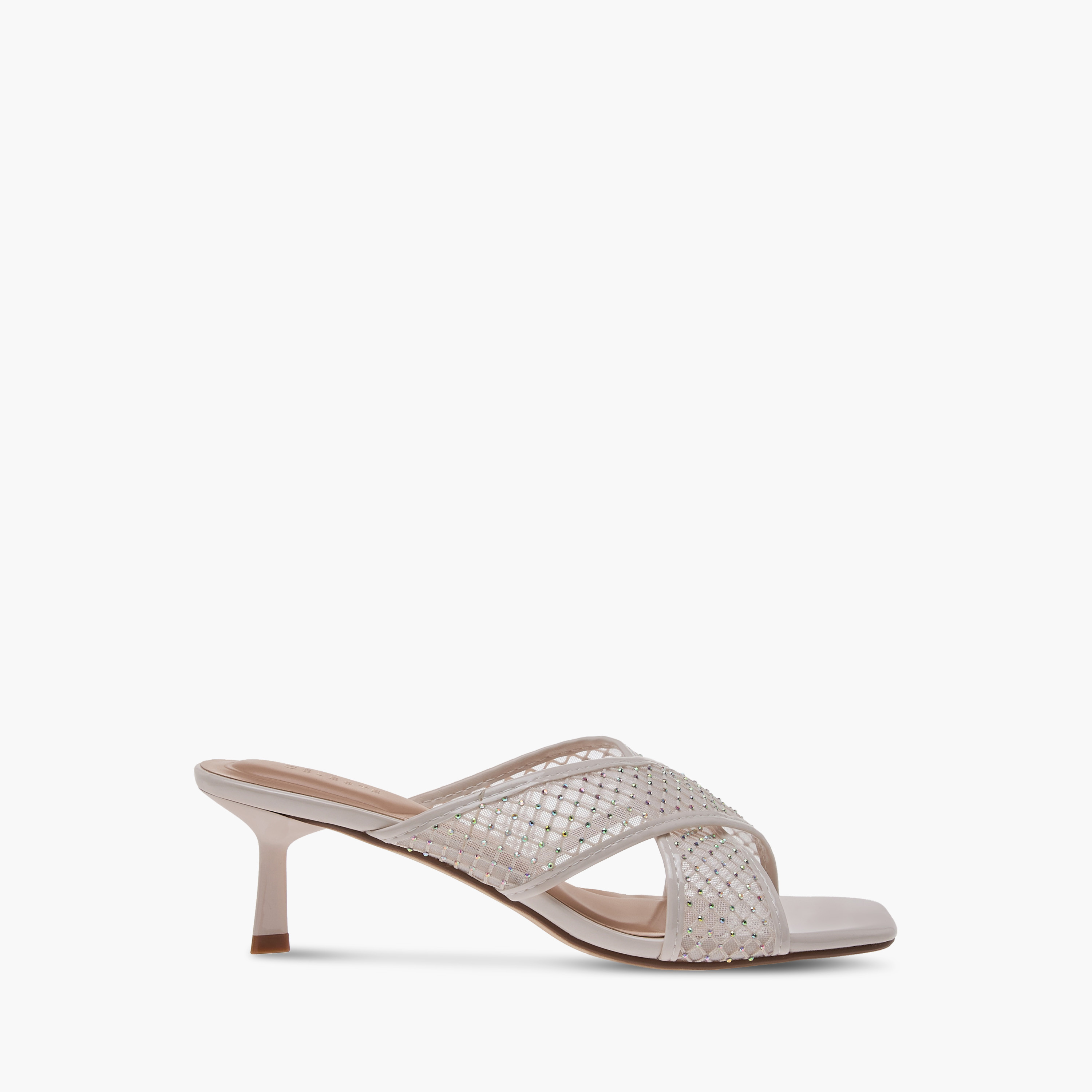 Celeste Women's Embellished Slip-On Cross Strap Sandals with Kitten Heels-women-shoes-sandals-heeled-image-3