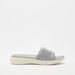 Le Confort Textured Slip-On Slide Sandals-Women%27s Flat Sandals-thumbnail-0
