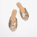 Celeste Women's Textured Slip-On Slide Sandals-Women%27s Flat Sandals-thumbnail-2