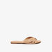Celeste Women's Textured Slip-On Slide Sandals-Women%27s Flat Sandals-thumbnailMobile-1