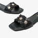 Celeste Women's Floral Accent Slip-On Flat Sandals-Women%27s Flat Sandals-thumbnailMobile-3