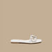 Celeste Women's Floral Accent Slip-On Flat Sandals-Women%27s Flat Sandals-thumbnailMobile-0
