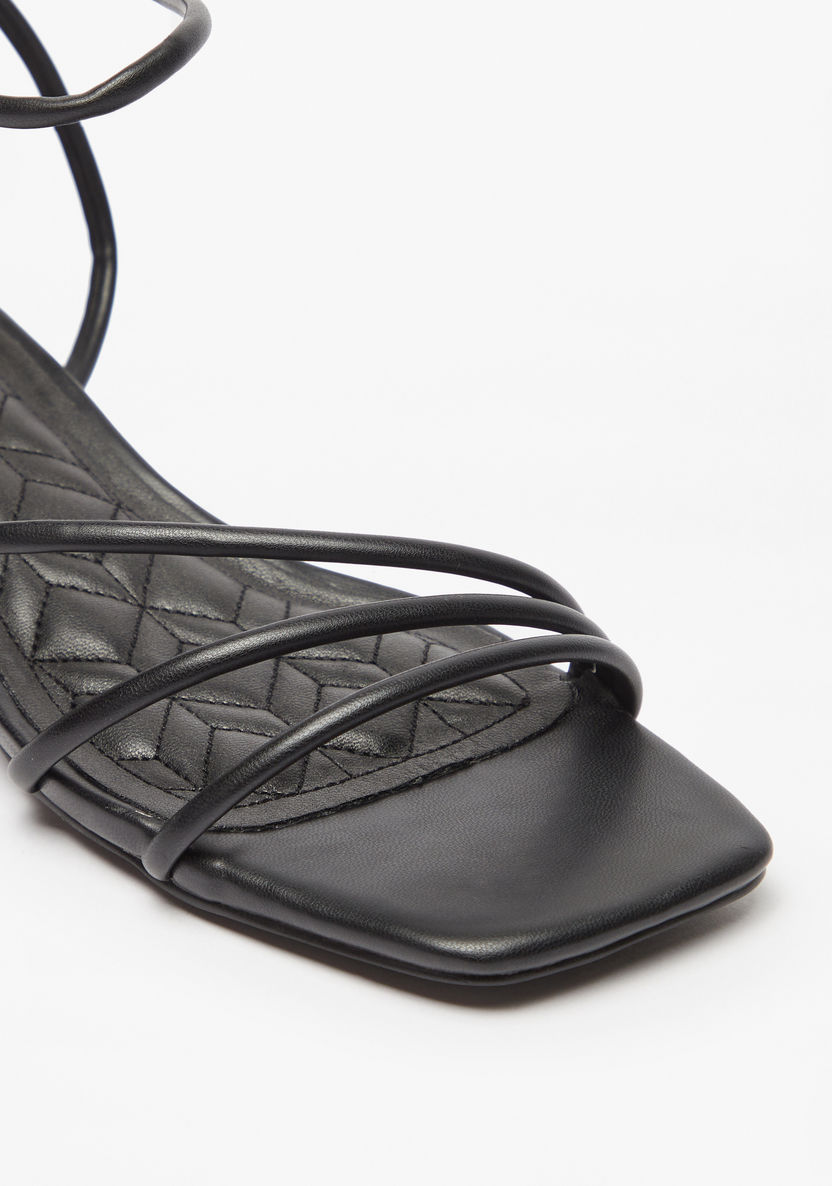 Celeste Women's Ankle Strap Sandals with Block Heels-Women%27s Heel Sandals-image-4