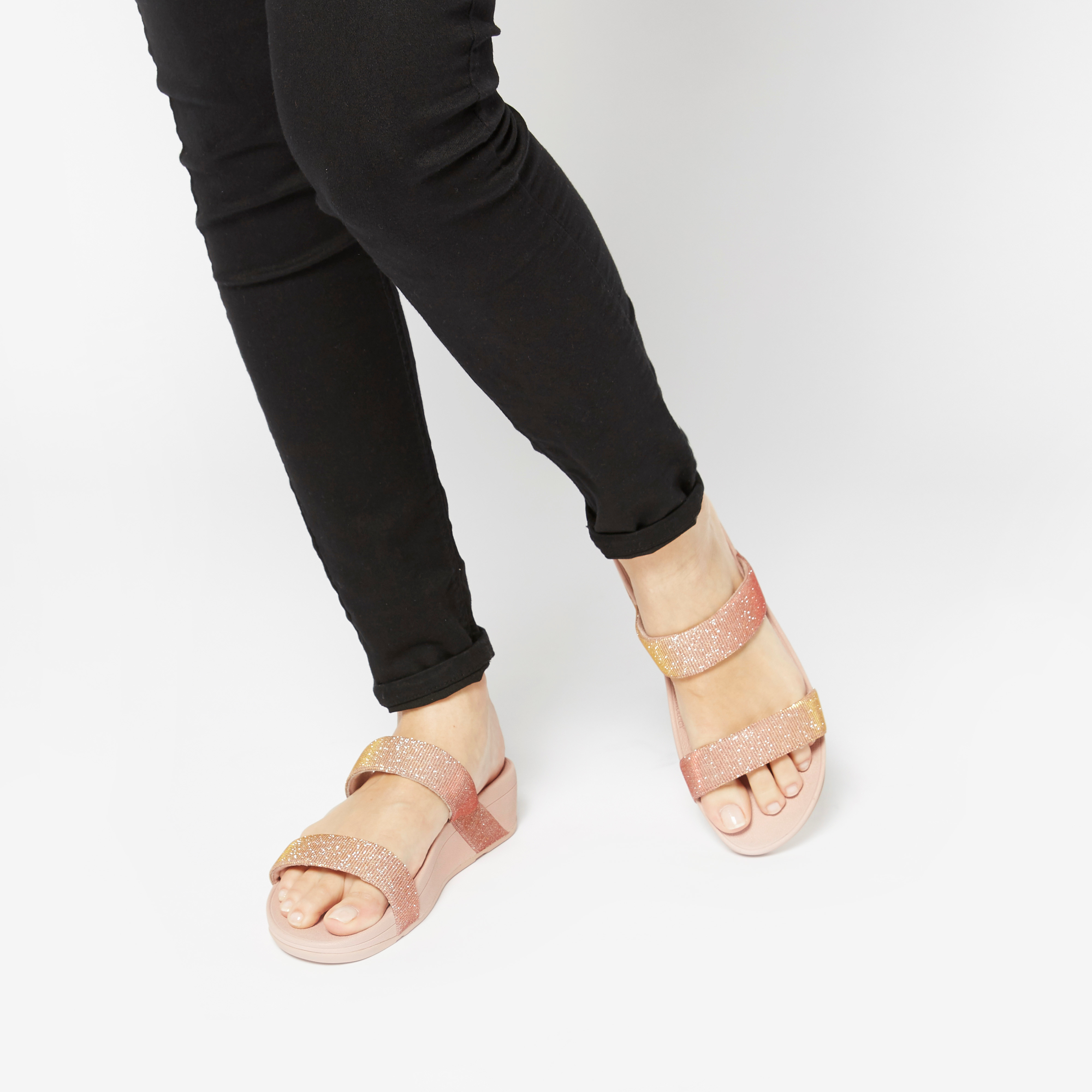 FitFlop Slides with Textured Straps-women-shoes-flats-sandals-image-2