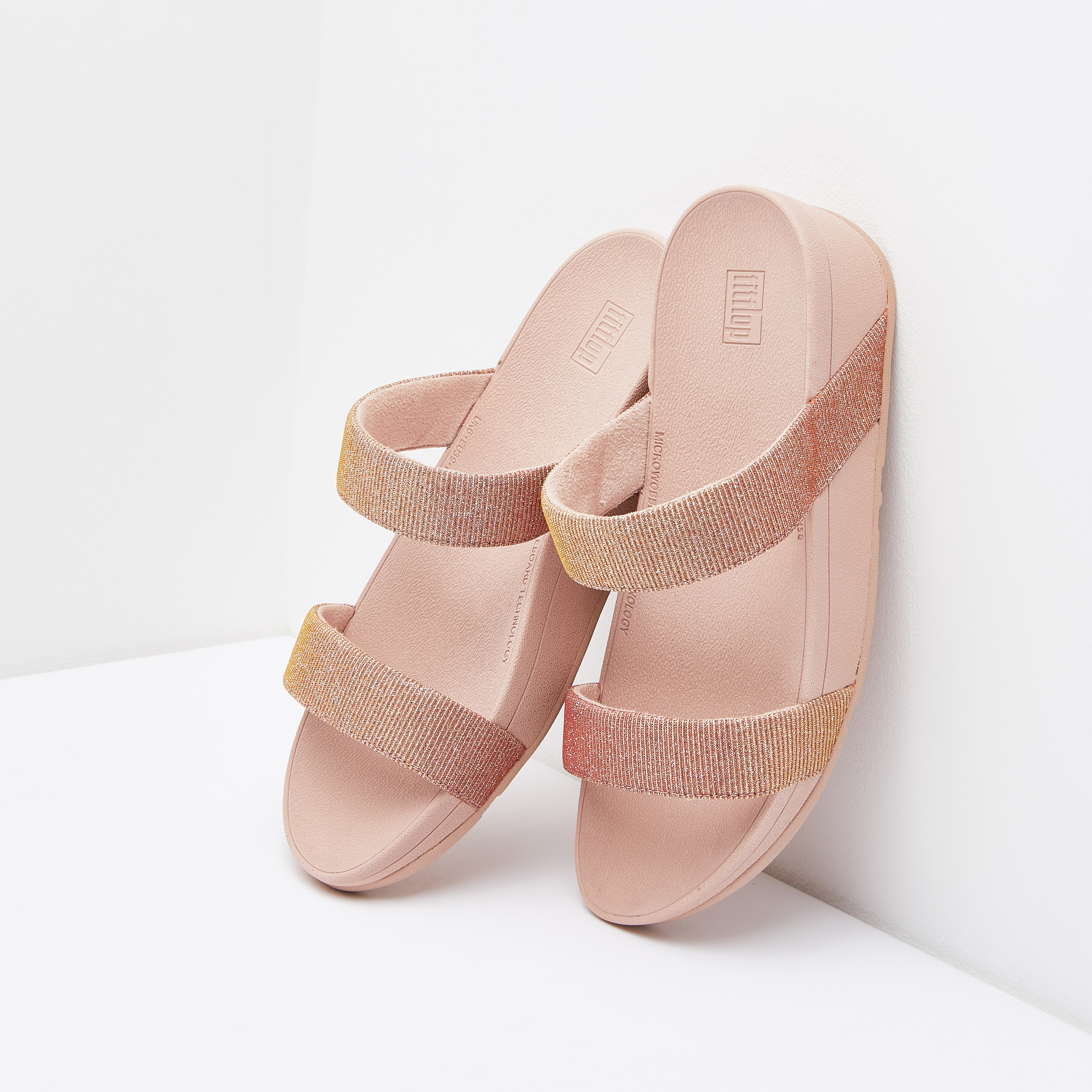 FitFlop Slides with Textured Straps-women-shoes-flats-sandals-image-5