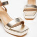 Celeste Women's Solid Sandals with Block Heels and Buckle Closure-Women%27s Heel Sandals-thumbnail-5