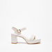 Celeste Women's Solid Sandals with Block Heels and Buckle Closure-Women%27s Heel Sandals-thumbnailMobile-1