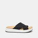 Le Confort Cross Strap Slip-On Sandals with Flatform Heels-Women%27s Flat Sandals-thumbnailMobile-0