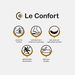 Le Confort Cross Strap Slip-On Sandals with Flatform Heels-Women%27s Flat Sandals-thumbnailMobile-5