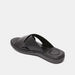 Le Confort Textured Slip-On Cross Strap Sandals-Women%27s Flat Sandals-thumbnail-2