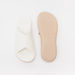 Le Confort Textured Slip-On Cross Strap Sandals-Women%27s Flat Sandals-thumbnail-4